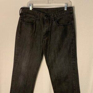 Levis 511 Jeans Men's W34 L34, Black Denim.